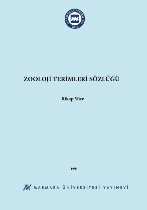 Zooloji Terimleri Sözlüğü